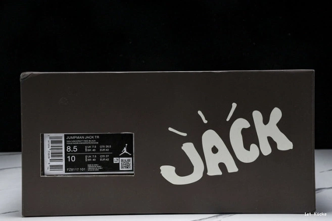 1st Kicks Jack Red Travis Jumpman Jordan x FZ8117-101 TR University Scott 0730